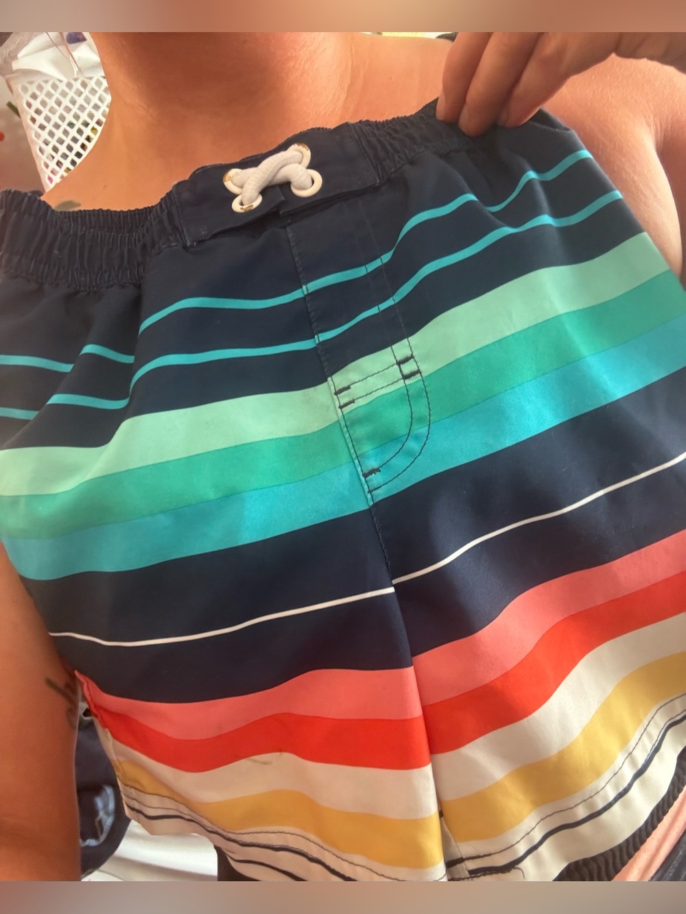 PLEASEBUNDLE2SAVE 
2T boys swim trunks - fairly used no signs of wear & tear